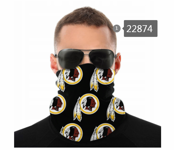 2021 NFL Washington Redskins #54 Dust mask with filter->nfl dust mask->Sports Accessory